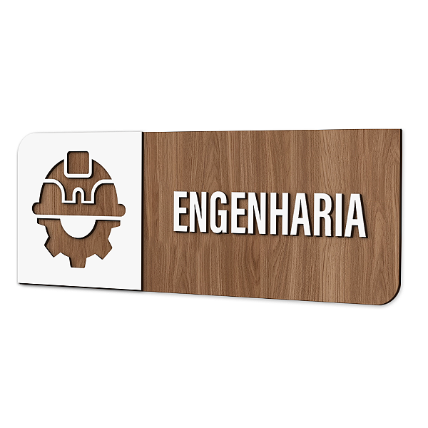 Placa de Sinalização Indicativa - Engenharia