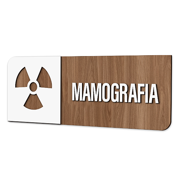 Placa de Sinalização Indicativa - Mamografia