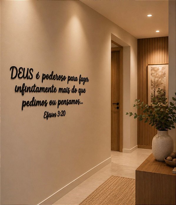 Deus é poderoso para fazer infinitamente mais do que tudo quanto pedimos ou pensamos...