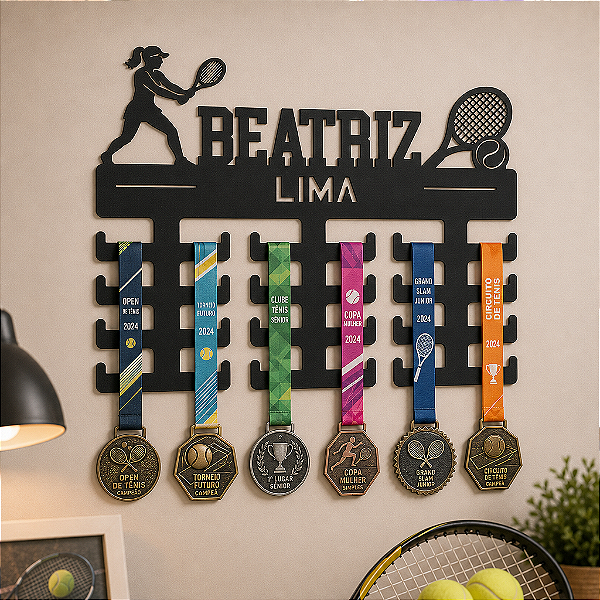 Porta Medalhas - Tênis - Personalizado