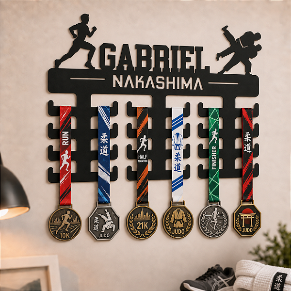 Porta Medalhas - Personalizado - Escolha seus esportes