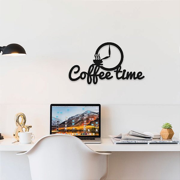 Aplique mdf - Coffee Time