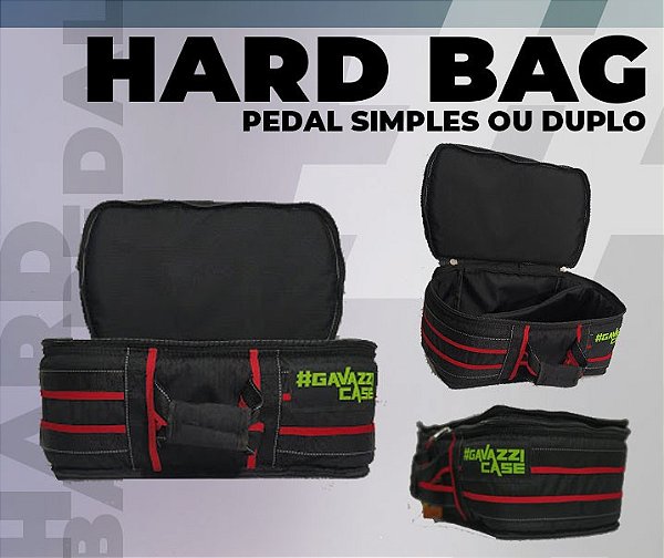 Hard Bag para Pedal de bateria Gavazzicase Duplo ou Simples