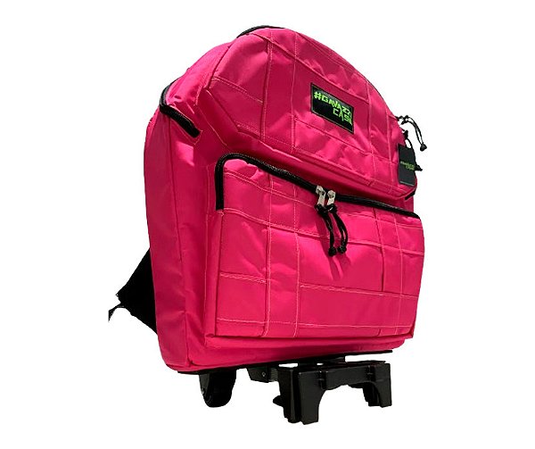 SemiCase Para Pratos 22” na Cor ROSA PINK, com Carrinho.