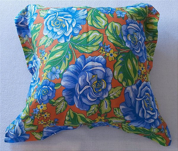 Capa De Almofada 45 X 45 Flores Tecido Chita Comprar Mosquiteiros De Armacao De Madeira