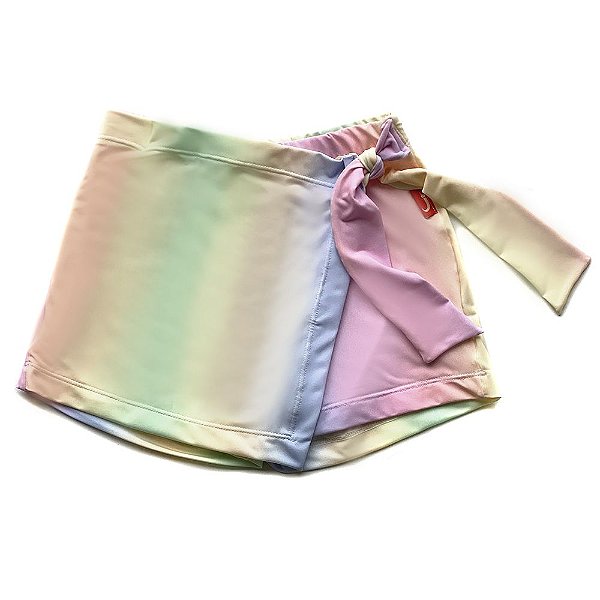 Shorts Saia Infantil Jokenpô Menina Degradê