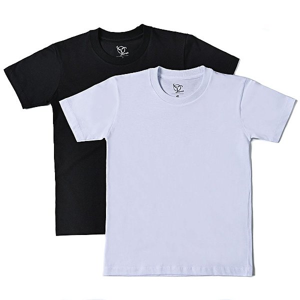 Kit 2 Camisetas Infantil Jokenpô Básica Masculina