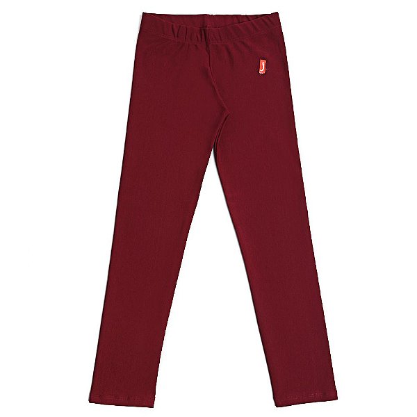 Legging Jokenpô Infantil Básica Vinho