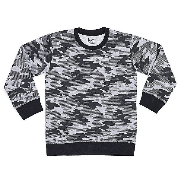 blusa moletom camuflada masculina