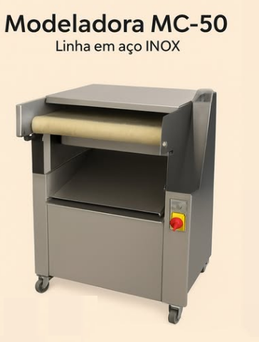Modeladora de Pão MC 50 Inox Trifásica