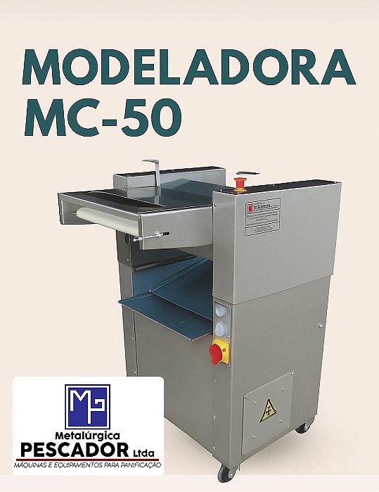 Modeladora de Pão MC 50 Monofásica Cinza