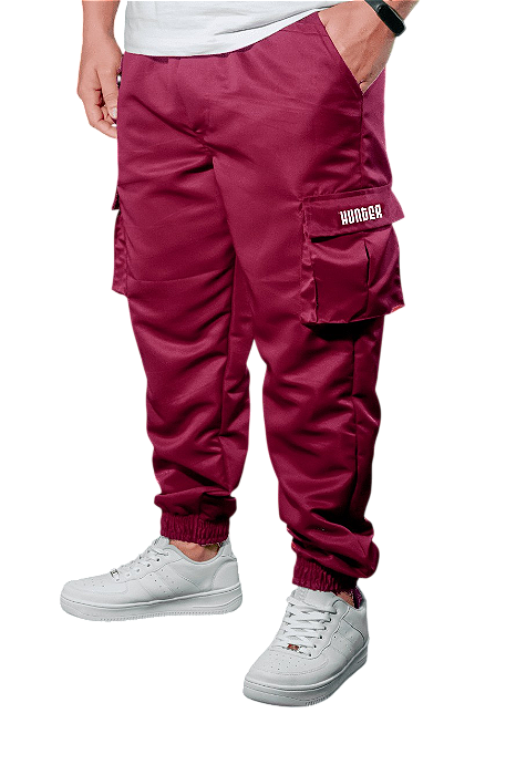 CALÇA JOGGER CARGO CORTA VENTO BORDO