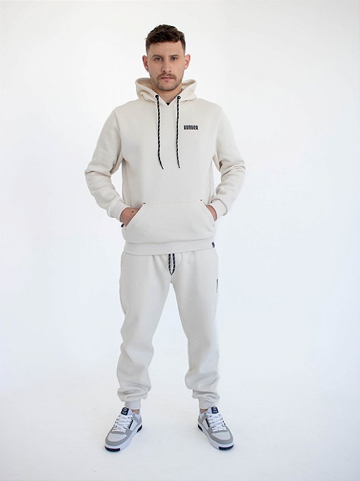 CONJUNTO MOLETOM OFF WHITE PREMIUM