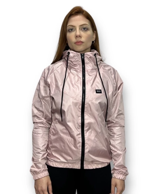Jaqueta Corta Vento Blogueira Rosê