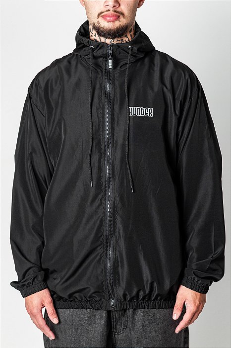 JAQUETA CORTA VENTO STREET LISA HUNTER PRETA