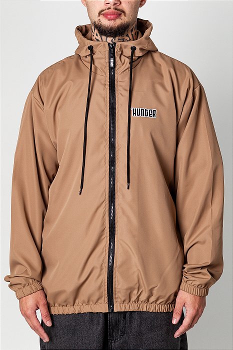 JAQUETA CORTA VENTO STREET LISA HUNTER CAQUI