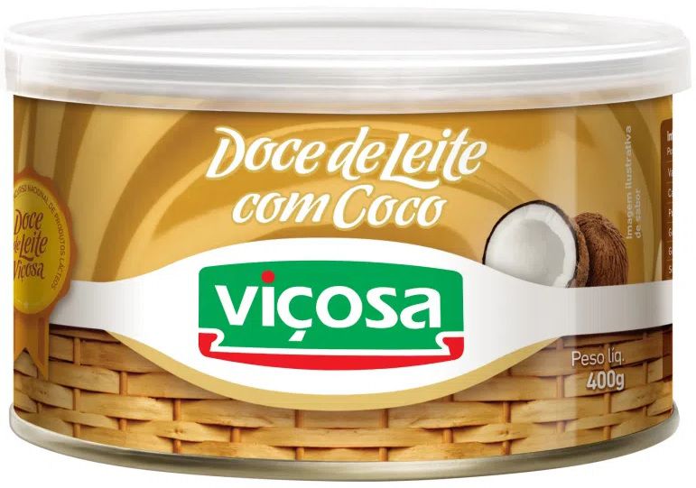 Doce De Leite com Coco Viçosa 400g - O Melhor do Brasil