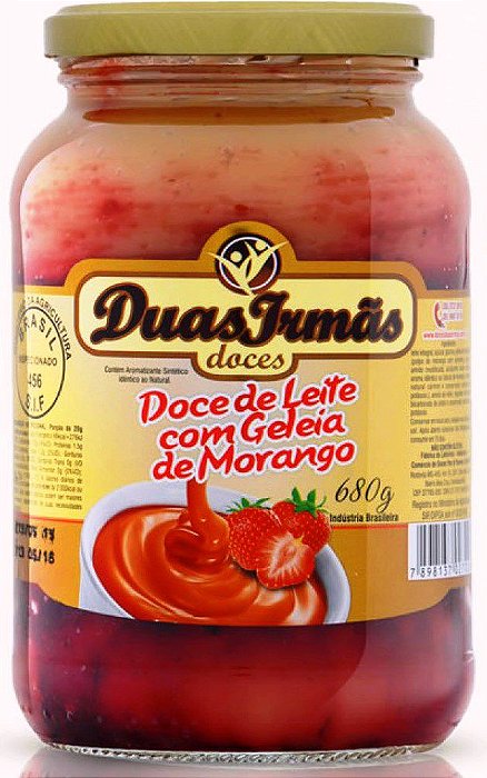 Doce de Leite com geléia de Morango 680g