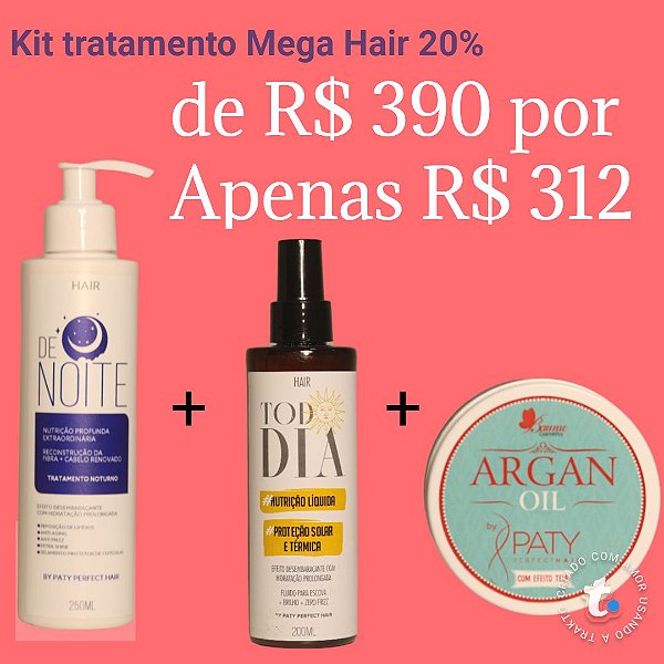 Kit - Cuide Bem do seu Mega Hair