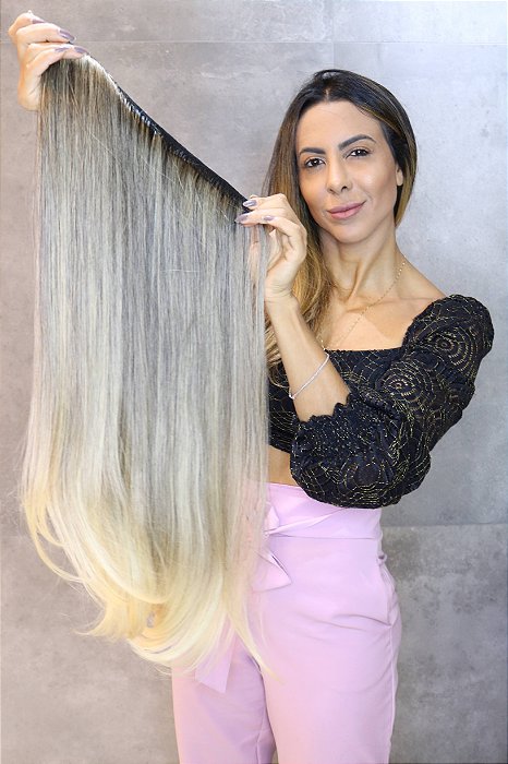 Cabelo Brasileiro Regional Loiro 65/70 cm  -  Avaliação 100% gratuita