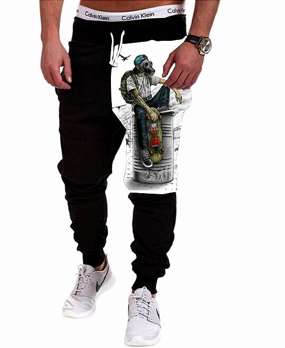 calça moletom masculina skate