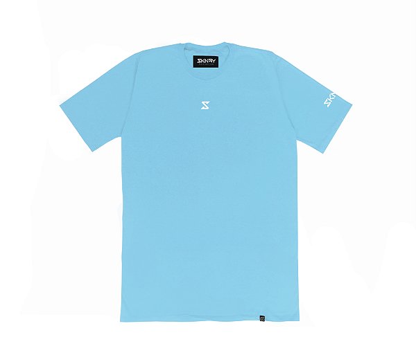 CAMISETA SKNDY OVERSIZED BASIC'S LIGHT BLUE