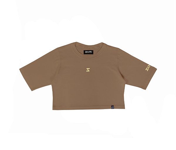 CROPPED SKNDY BASIC'S OVERSIZED BROWN