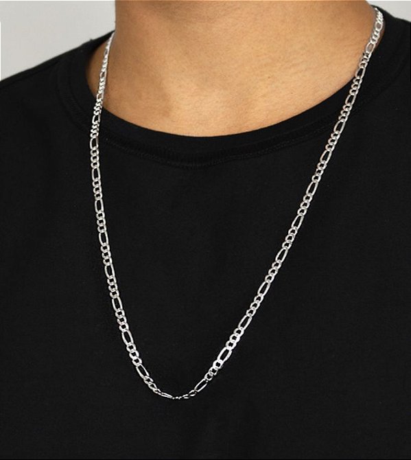 Corrente 3x1 • 4mm • 60cm Prata