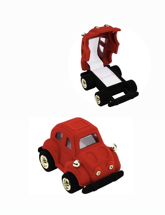 Caixinha Fusca vermelho