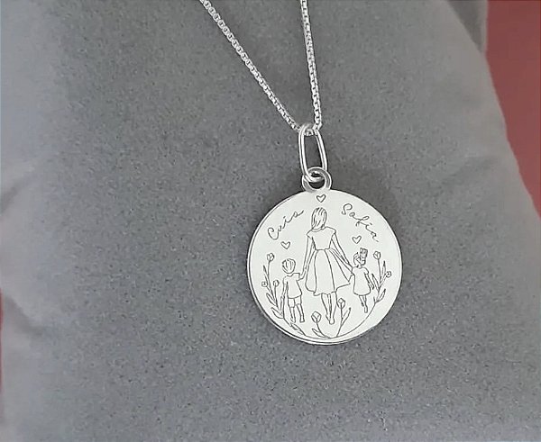 Colar Mãe e filho (os) • Prata 925