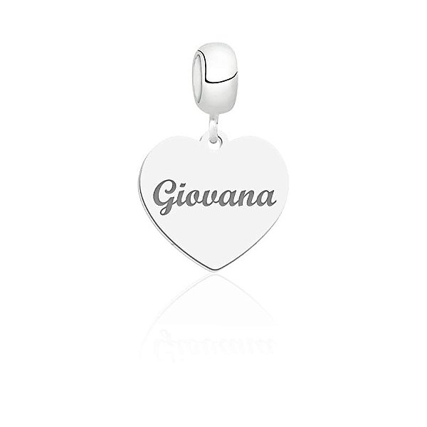 Berloque coração Prata 925