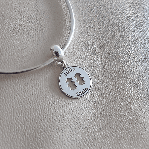 Berloques bonequinhos Prata 925