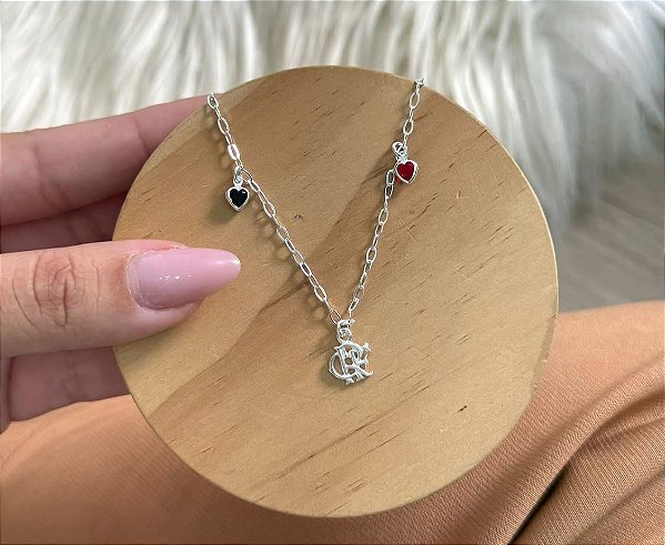 Pulseira Flamengo 🖤♥️  Prata 925