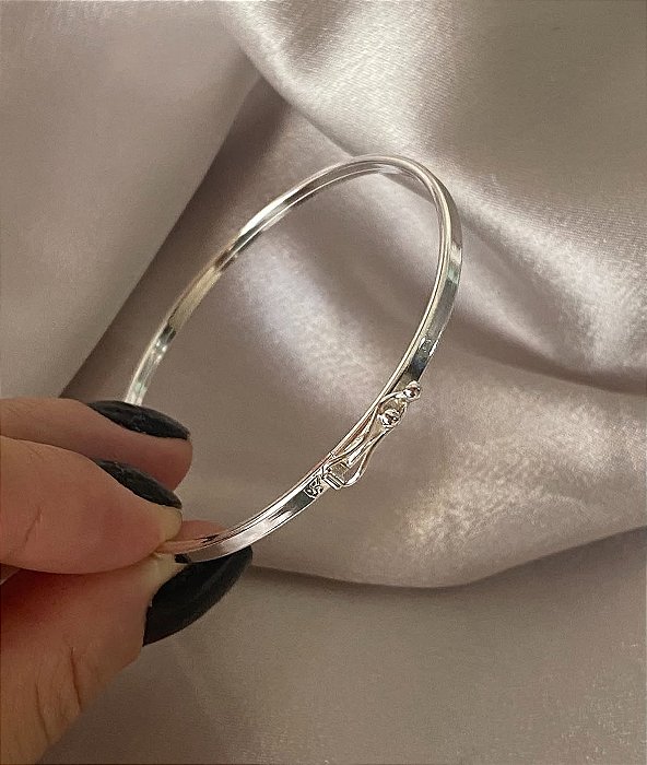 Bracelete algema Prata 925