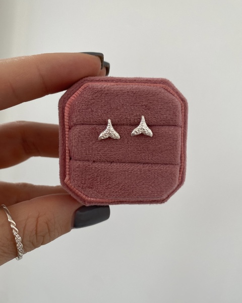 Brinco rabo de sereia l Prata 925