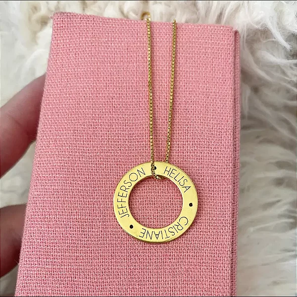 Mandala Prata 925 com banho de Ouro