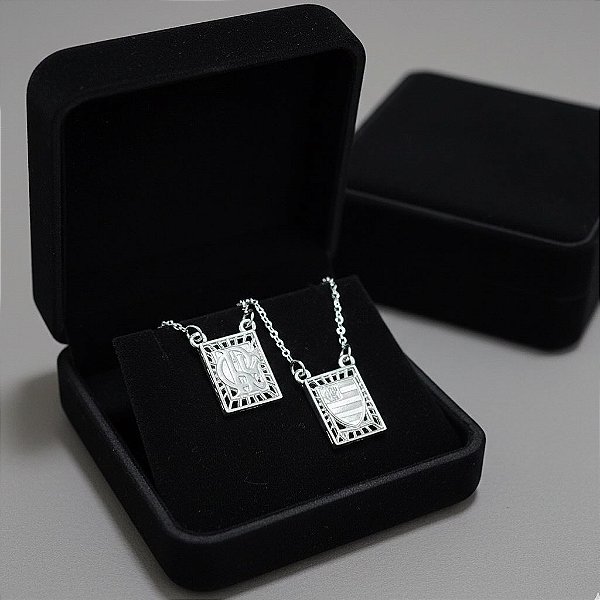 Escapulário FLAMENGO PRATA 925