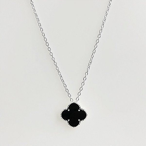 Colar trevo Prata 925