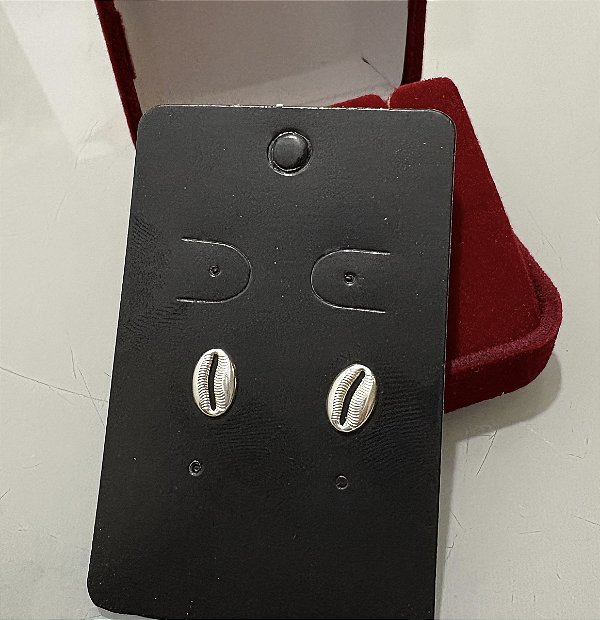 Brinco búzio Prata 925