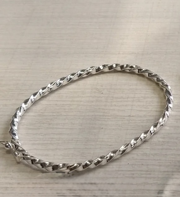 Bracelete torcido Prata 925