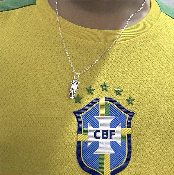 Cordão chuteira Prata 925