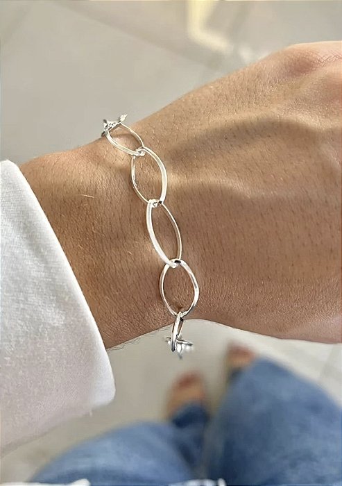 Pulseira 5 elos Prata 925