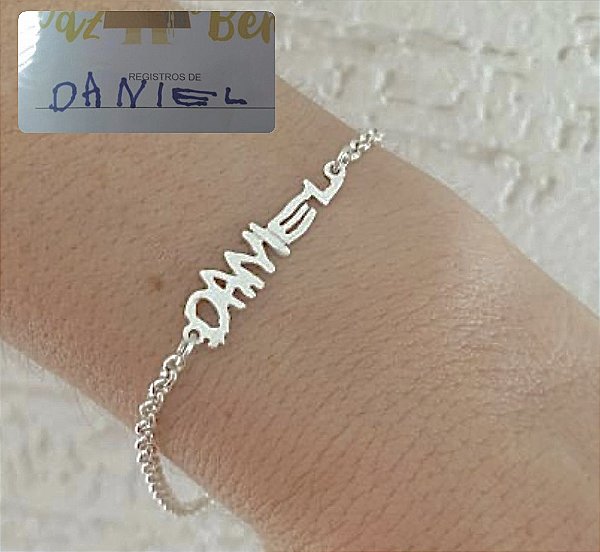 Pulseira assinatura Prata 925