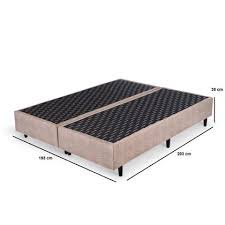 BOX PARA COLCHÃO EXCELLENCE VELUDO 193X203x028 (2 peças 096x203x028)