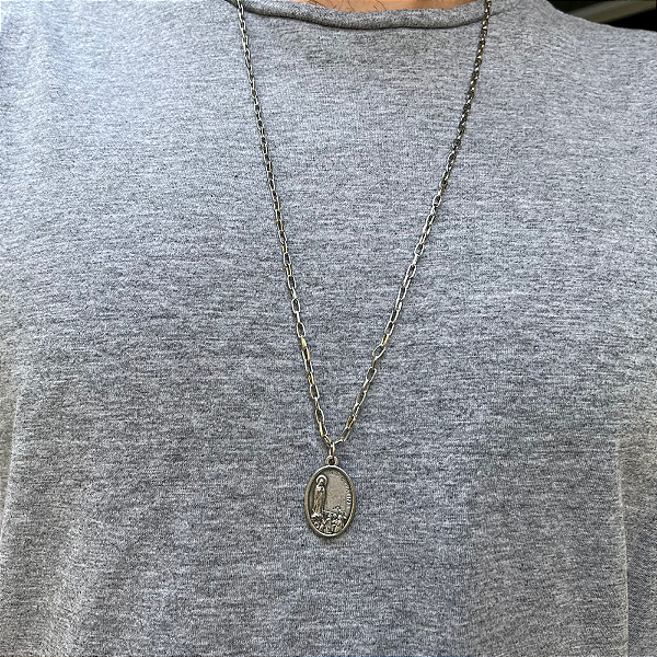 Colar Fátima Pequena Medalha