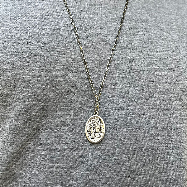 Colar Santa Bernadete e Nossa Senhora de Lourdes