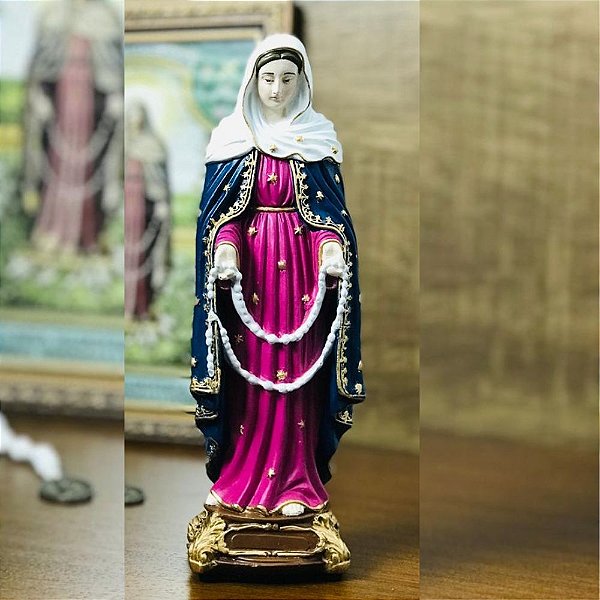 Imagem Nossa Senhora das Lágrimas | Gesso Artesanal | 20cm
