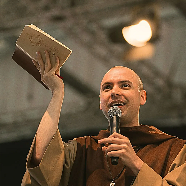 Bíblia Sagrada Frei Gilson Capa Eucaristia Editora Ave Maria