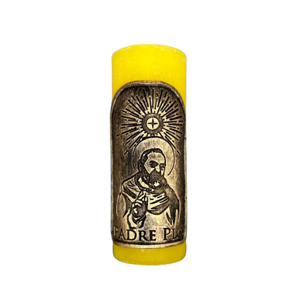 Vela Artesanal São Padre Pio de Pietrelcina