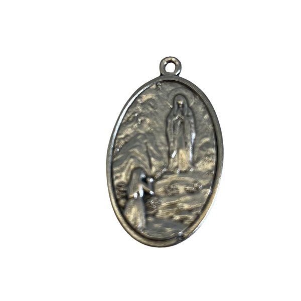 Medalha Nossa Senhora de Lourdes e Santa Bernadete
